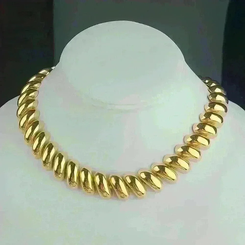 Vintage Napier Gold Tone / Gold Plated necklaces set of 3 - Picture 12 of 16